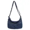 Bolso Cruzado Casual de Mezclilla Cuadrado Pequeño para Mujer Otoño 2025 Nuevo Bolso de Hombro Cruzado Casual de Gama Alta Retro