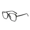 Nuevo Marco Cuadrado Miu Versión Coreana Marco de Gafas Lisas Anti Luz Azul Pose de Celebridad de Internet Marco Grande Liso Gafas Lisas Artísticas