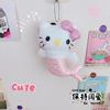 Rojo Net Mismo Serie Sanrio Japonés Sirena Colgante Pequeño Peluche Llavero de Coche Colgante para Mochila Escolar Venta al por Mayor
