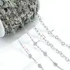 Chaveiro de corrente de contas de alta qualidade corrente de sino de vento corrente de lagarta coração borboleta corrente de cristal acessórios DIY corrente de franja