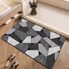 Nueva Alfombrilla Geométrica para Suelo de Baño Suave Alfombrilla de Tierra de Diatomeas Puerta de Baño de Cocina Antideslizante Absorbente Almohadilla para Pies Raspador de Pies Resistente a la Suciedad
