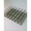 Caja de Almacenamiento Transparente de Acrílico para Sombras de Ojos y Medicamentos Soporte de Exhibición para Compactos de Polvo Tarjeta de Negocio para Esmalte de Uñas Titular de 7 Compartimentos