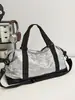 Bolsa de viagem grande capacidade modelo novo 2026 transfronteiriça, bolsa de armazenamento com separação seco/molhado, bolsa esportiva para academia, bolsa de ombro, bolsa de viagem