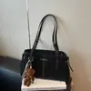 Bolsas Retrô Populares Transfronteiriças Grande Capacidade Feminina Nova Casual Versátil Bolsa de Ombro Moda Simples Bolsa Tote para o Dia a Dia