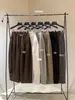 Su una cucharada de dulzura Otoño e Invierno Estilo Coreano Estilo Sencillo Lana Bolsillo Diseño Plegado Sentido de Diseño Pierna Ancha Pantalones Casuales Mujer 66888