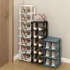 Zapatero de Plástico Transfronterizo, Sencillo y Económico para Uso Doméstico, Modelo Nuevo para Dormitorios, Solución de Almacenamiento Pequeña de Múltiples Niveles