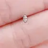 Pendientes de Aleación de Titanio F136 Clavo para Hélice de Oreja Ojo de Caballo Único Tornillo para Oreja Clavo para Nariz Clavo para Labio Joyería para Perforación Corporal de Titanio G23
