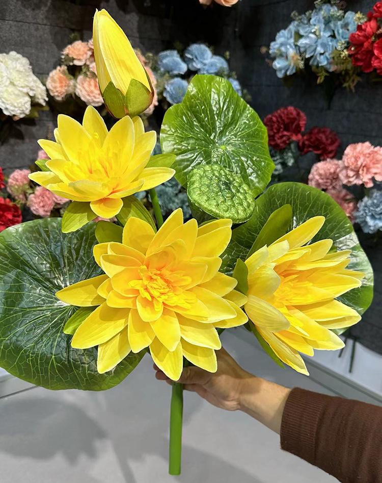 3花1蕾富贵荷花- -黄色.jpg
