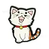 Diapositivas para Zapatos Serie Gato de Dibujos Animados Transfronterizas, Accesorios para Zapatos Mascotas Lindas DIY, Decoraciones para Zapatos de Goma Suave PVC