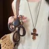 Nuevo Collar con Colgante de Estilo Étnico Chino para Mujer 2025 Nuevo Diseño de Nicho Cadena Larga para Suéter de Gama Alta