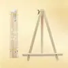 Ventas Directas de Fábrica 18cmx24cm Caballete de Madera Desmontable Soporte de Exhibición Triangular de Escritorio Soporte Pequeño DIY