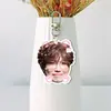 Xu Liang - Chaveiro acrílico branco de dupla face, pingente para bolsa de suporte de fã, pingente de mochila, mercadoria de celebridade, designs personalizados disponíveis