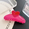 Presilha de Garra Oversized Colorida para a Parte de Trás da Cabeça, Grampo de Cabelo de Grande Capacidade, Presilha Tubarão, Simples e Versátil, Acessório de Cabelo de Alta Qualidade