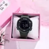 Reloj electrónico multifuncional para hombres y mujeres estudiantes moda ultradelgado 50m luminoso deportivo Reloj para estudiantes de secundaria y primaria