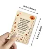 Conjunto Transfronteiriço de 18 Cartas Humorísticas de Energia Positiva com Texto Inspirador, Materiais para Diário e Cartas para Decoração de Parede