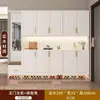 Gabinete de Zapatos para Entrada de Madera Maciza, Recibidor, Puerta de Sala de Estar del Hogar, Compartimento Integrado de Gran Capacidad, Taquilla de Almacenamiento en Pared
