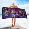Halloween Dterol Monster High School Ls Toalla de Playa Toalla de Playa Poliéster Completo Nshigh Muñeca Transfronteriza Mo