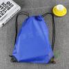 Mochila deportiva con cordón para eventos de maratón, no tejida, con logotipo impreso