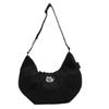 Bolsa de Tecido de Nylon Plissada Grande Capacidade Transfronteiriça Têxtil Versátil para Ombro Transversal Casual Leve Bolsa Bolinho para Mulheres