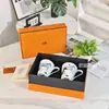 Par de Canecas de Porcelana de Alta Qualidade H, Xícara de Café Matu de Luxo Acessível, Par de Presente Souvenir para Banquete em Casa e Casamento
