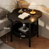 Mesita de noche, Estante de almacenamiento para mesita de noche en casa, Mesa lateral para sofá en la sala de estar, Mesa de café pequeña simple, Gabinete de mesita de noche en el dormitorio, Mesa mini