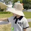 Sombreros para Niños, Transpirables de Verano con Protección Solar, Ala Ancha, Sombreros de Sol para Niños, Silbato, Sombreros de Pescador de Dinosaurios para Niños, Dibujos Animados