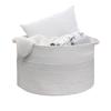 Cesta de Armazenamento Trançada Mais Vendida da Amazon, Cesta de Roupas Sujas, Cesta de Lavanderia, Artigos Diversos, Cesta de Armazenamento para Brinquedos de Crianças, Dobrável