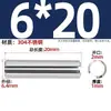 Acero Inoxidable 304 Pasador Cilíndrico Elástico Pasador de Posicionamiento Chaveta Pasador de Resorte 23M4M5M6M8M10M12Mm