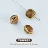 Accesorios Naturales de Madera de Agar para Manualidades, Zaki Lamu de Cinco Sutras, Accesorios Hechos a Mano para Joyería DIY, Cuentas Espaciadoras, Cuentas de Madera, Pulsera