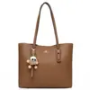 Bolso Tote de Gama Alta Nuevo 2026 para Mujer, Moderno, Sencillo, Textura de Color Puro, Bolso de Hombro para el Viaje Diario