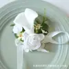 237 Ramillete de celebración de negocios estilo occidental flor de mano suministros de boda estudio de flores artificiales accesorios para fotos Serie Blanca