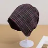 Turbante de Cuadros Retro Estilo Páramo Verano Americano Sexy Delgado Sombrero Turbante Transpirable que Muestra la Cara Suéter Pequeño Sombrero Frío para Mujeres