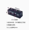 Conector de barra de barramento de alumínio de tira longa de 4 furos M4 M3 junta flexível acoplamento quadro de ponte junta adaptador de fixação de máquina