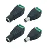 Enchufe CC Macho y Hembra de 12V Adaptador de Corriente Hembra CC 2.1*5.5 Adaptador Verde Conector de Alimentación de Monitoreo