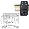 Clip de plástico de fijación para montaje en riel DIN de 35 mm en forma de U C45 Instalación de equipos eléctricos Clip de riel de 18 mm de ancho Fuerte capacidad de carga