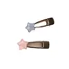 Pinza Metálica de Pato Dulce y Fresca, Pinza de Estrellas Estilo Bosque para Flequillo Femenino, Pinza para el Cabello de la Frente, Pinza Lateral para el Cabello, Pasador, Accesorio para el Cabello