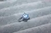 Anillo Abierto de Diamante Mosan Color D Imitación Explosiones de Drenaje en Vivo pt950 Ocho Corazones y Ocho Flechas Anillo de 2 Quilates