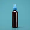 Botella de Spray Redonda de 100ml Botella de Spray para Cuidado de la Piel Botella de Spray de Plástico Transparente Botella Pequeña Niebla Fina