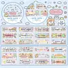 Club Rollo Completo - Colección de Pegatinas de Cuchara de Lápiz Cinta en Rollo Bolso de Mano Pegatina Impermeable Linda para Equipaje Collage