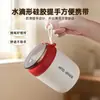 Taza para Desayuno de Acero Inoxidable 304 con Tapa, Portátil para el Trabajo, Contenedor de Almuerzo para Estudiantes, Taza para Avena Guisada, Taza para Sopa y Gachas, Lonchera Térmica