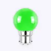 Bombilla de Luz LED de Colores Rosca E27 Bayoneta B22 Decorativa de Colores Amarillo Verde Azul Rosa Naranja Morado Rojo Pequeña Bombilla de Bajo Consumo