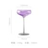 Taça de Vinho Tinto Lsa Roxa Della Glass Taça de Champanhe Conjunto de Copos Taça de Sorvete Taça de Vinho Retrô Vinho