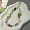 Isla de Cachorros Árbol de Coco Lanyard CCD Funda de Teléfono Colgante Polaroid Accesorio Antiperdida Hecho a Mano con Cuentas Estilo Nuevo