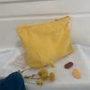 Bolsa de almacenamiento de cosméticos retro simple transfronteriza de gran capacidad linda bolsa de cosméticos de pana bolsa de tela de pana para mujer