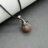 Piedra Natural Ojo de Tigre Calabaza Sombrero de Mago Colgante Halloween Cuarzo Rosa Aventurina Verde Jade Sombrero de Bruja Colgante