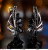 Pinduoduo Transfronterizo SHEIN Comercio Exterior Nuevo Diseño de Gota de Agua Media Flor Hebilla de Oreja Hebilla de Oreja Simple de Moda