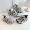 Zapatos de malla de papá de moda para niños 2026 otoño e invierno nuevos geniales retro para exteriores senderismo para niños