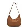 Bolsa transversal de tecido leve 2026 novo modelo bolsa para estudante e trabalho grande capacidade bolsa de ombro sob o braço feminina bolsa de bolinho