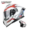 [Certificação Dot] Capacete Aberto para Motocicleta Jiari Opcional Multicor Unissex Quente de Inverno Capacete de Ciclismo