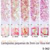 Unha glitter glitter lantejoulas glitter patch pink terno laser flow masha joias atacado materiais artesanais
